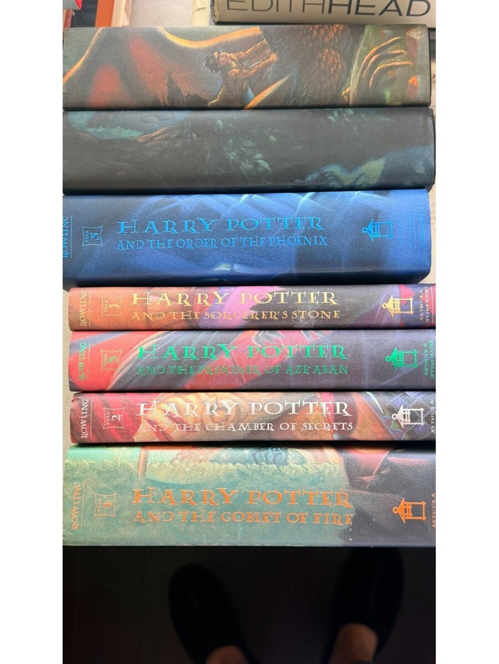 COMPLETE Harry Potter 1-7 Hardcover Set - 3 FIRST PRINTING - Picture 1 of 15